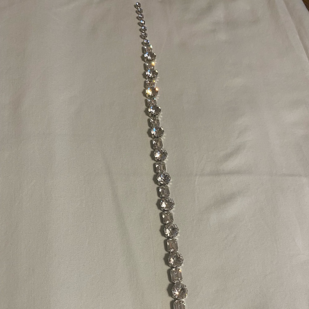 Rhinestone choker
